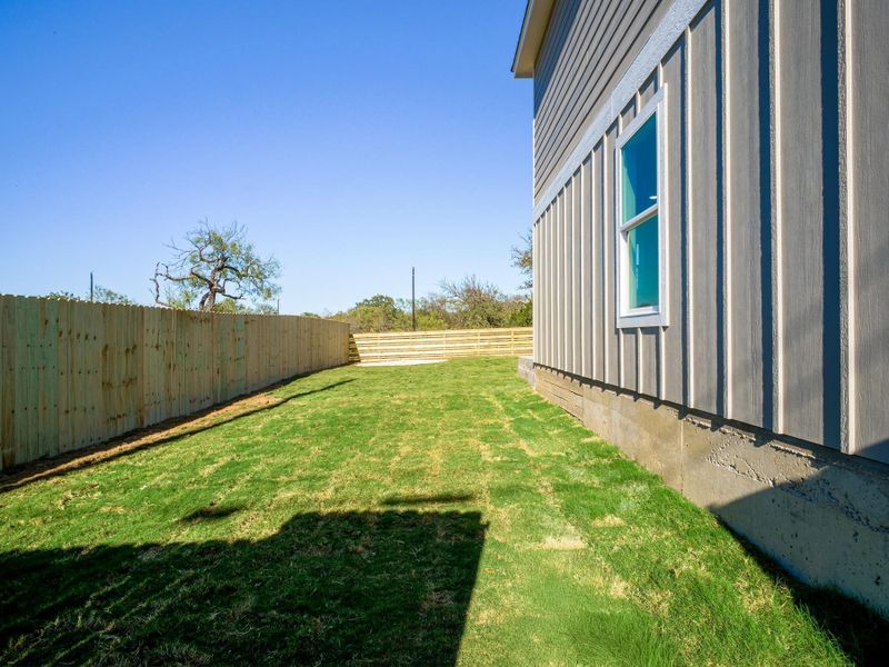 Exterior details and patio area of a home in , Granite Shoals (Image 16). Exterior details and patio area of a home in , Granite Shoals (Image 16).