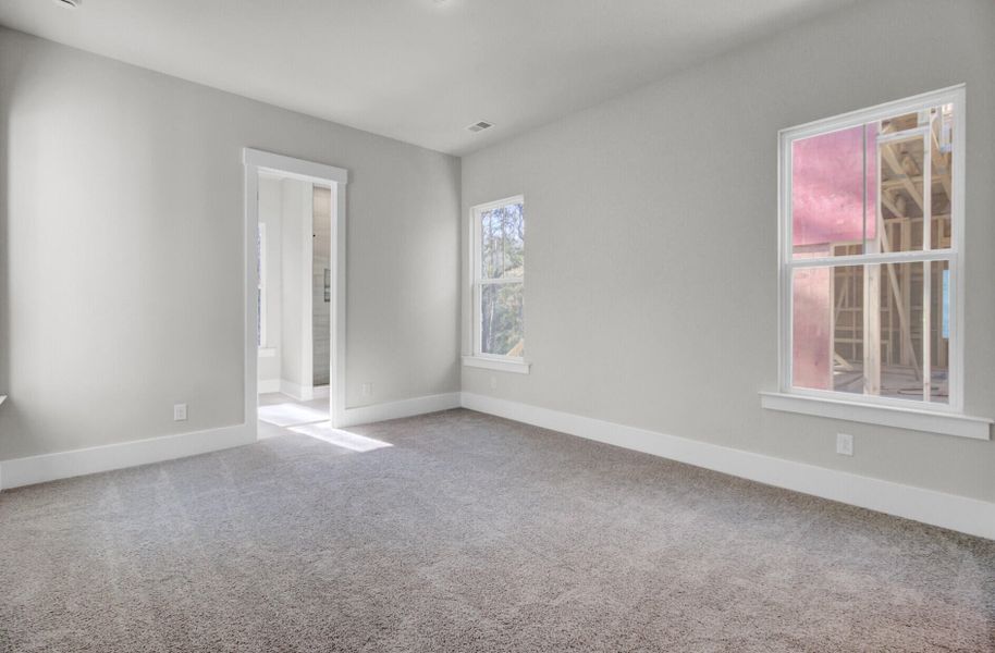 Spacious, unfurnished interior of a new home in Indigo Grove Single Family Homes, Johns Island (Image 31). Spacious, unfurnished interior of a new home in Indigo Grove Single Family Homes, Johns Island (Image 31).