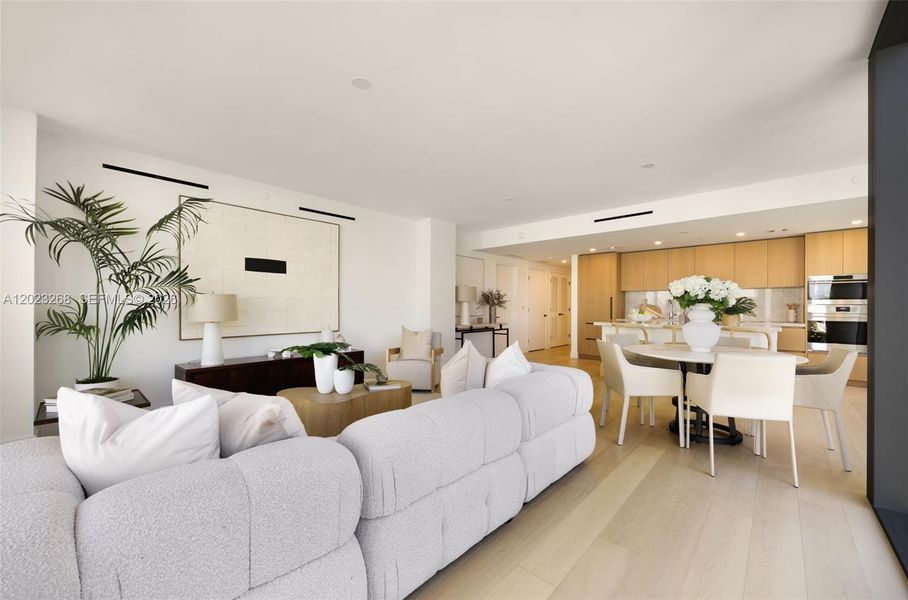 Furnished interior view inside a new home in , Bay Harbor Islands (Image 41).