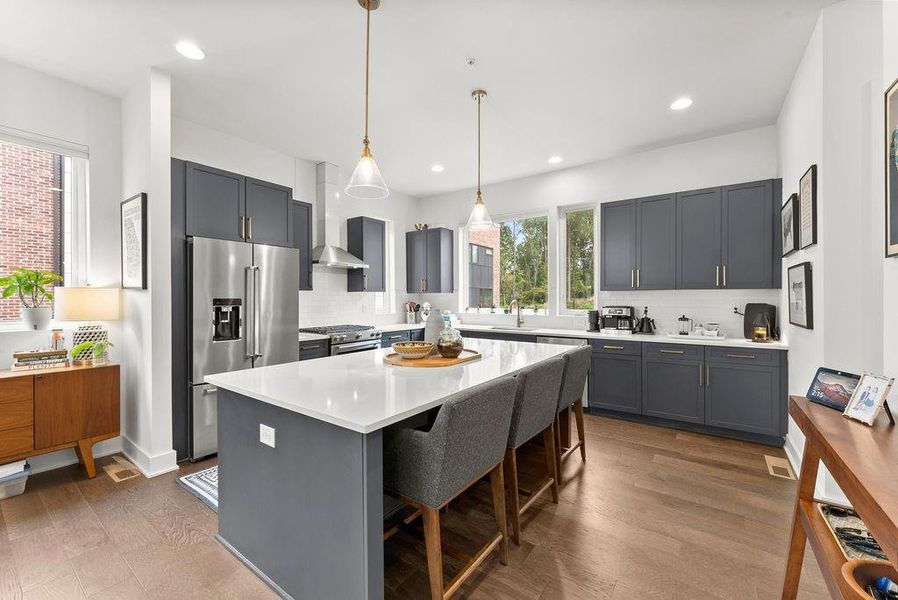 Furnished interior view inside a new home in , Atlanta (Image 24). Furnished interior view inside a new home in , Atlanta (Image 24).