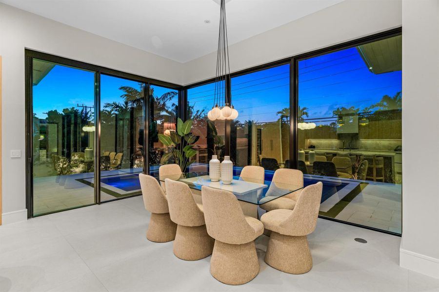 Furnished interior view inside a new home in , Fort Lauderdale (Image 17). Furnished interior view inside a new home in , Fort Lauderdale (Image 17).