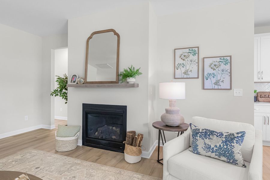 Representative furnished interior of a home built from the Clarion by Caviness & Cates Communities in Maggie Way, Wendell (Image 17).