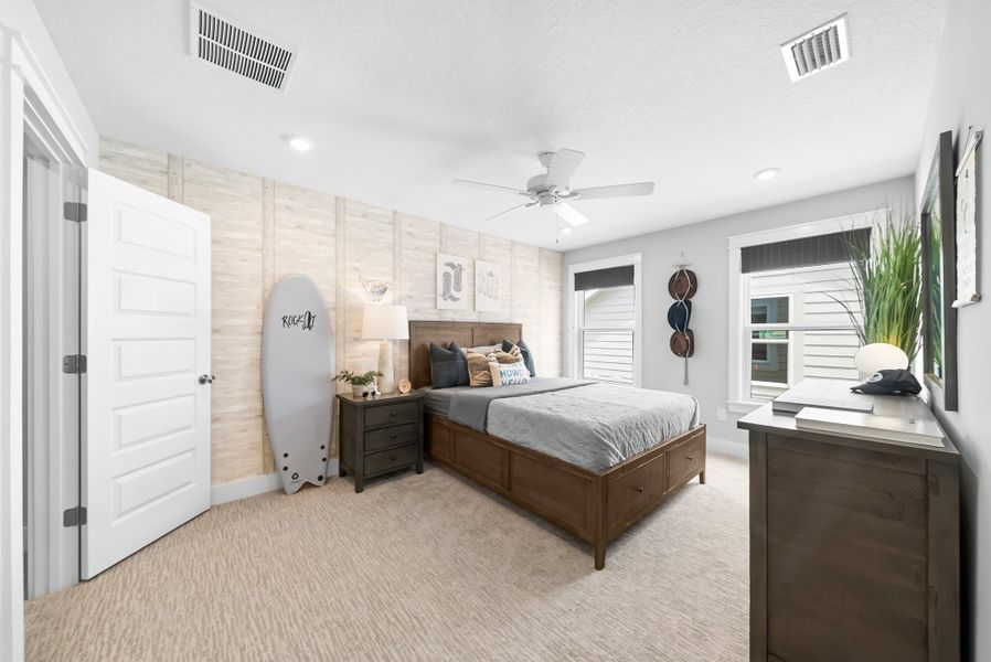 Representative furnished interior of a home built from the Ivy by Fischer Homes in Twin Lakes, Hoschton (Image 37).