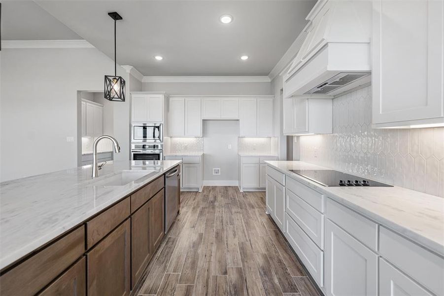 Furnished interior view inside a new home in Rocky Top, Krum (Image 12). Furnished interior view inside a new home in Rocky Top, Krum (Image 12).