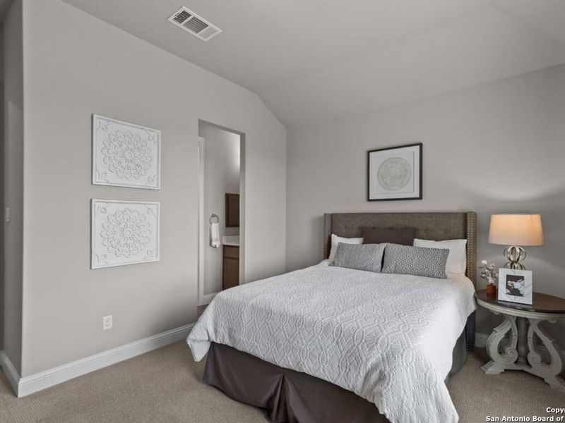 Furnished interior view inside a new home in Ladera, San Antonio (Image 20). Furnished interior view inside a new home in Ladera, San Antonio (Image 20).