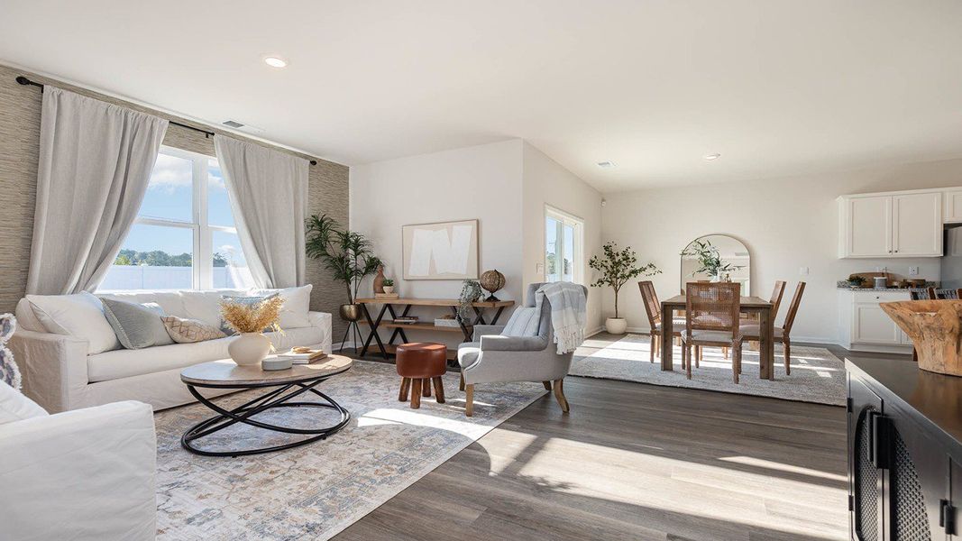 Furnished interior view inside a new home in Stanbury Creek, Supply (Image 7).