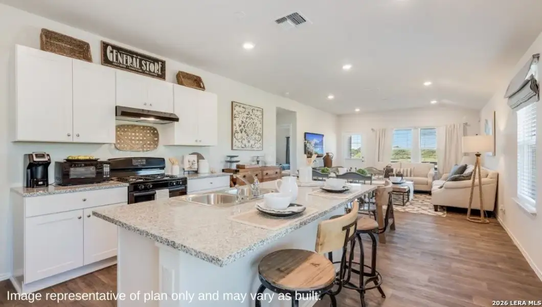 Furnished interior view inside a new home in Stonehill, San Antonio (Image 7).