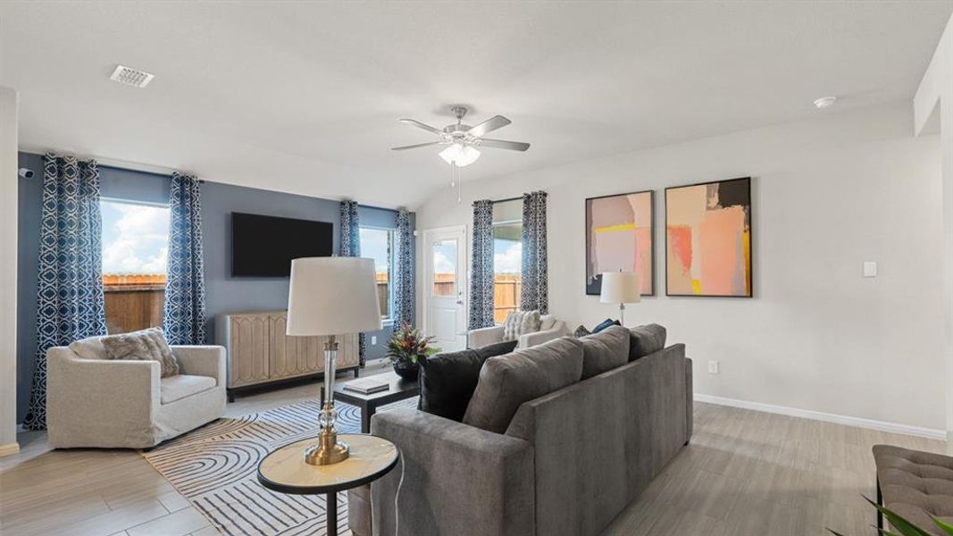 Furnished interior view inside a new home in Townes Landing, Fort Worth (Image 15).
