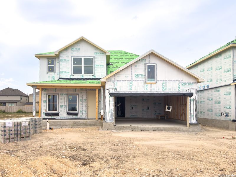 In-progress construction of a new home in Cordova Trails, Seguin, TX (Image 40). In-progress construction of a new home in Cordova Trails, Seguin, TX (Image 40).