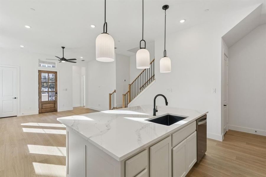 Furnished interior view inside a new home in , Frisco (Image 6).