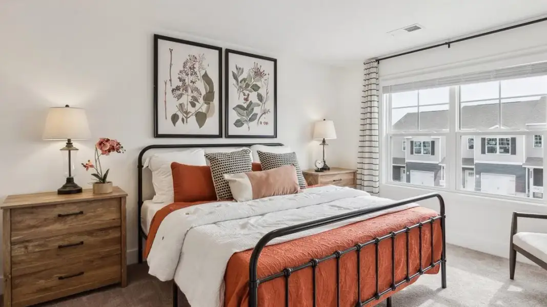 Representative furnished interior of a home built from the Altamont Townhome by D.R. Horton in Oak Vista, Knoxville (Image 9).