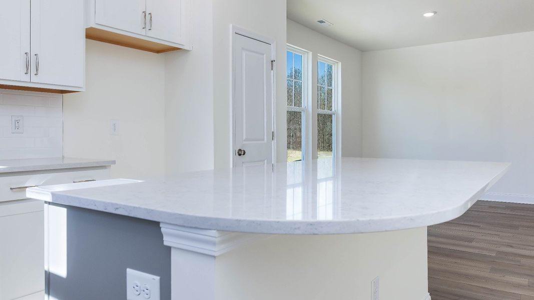 Furnished interior view inside a new home in Battle Bridge, Raleigh (Image 12).