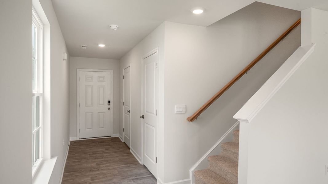 Spacious, unfurnished interior of a new home in Faircrest, Greensboro (Image 9). Spacious, unfurnished interior of a new home in Faircrest, Greensboro (Image 9).