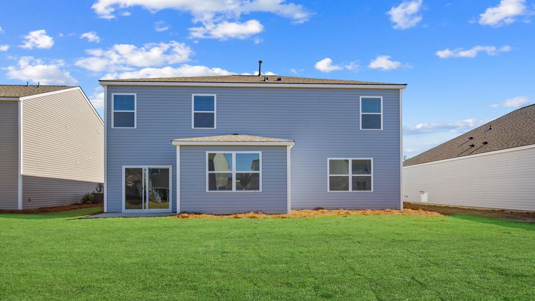 Exterior details and patio area of a home in The Retreat at East Argent, Ridgeland (Image 3).