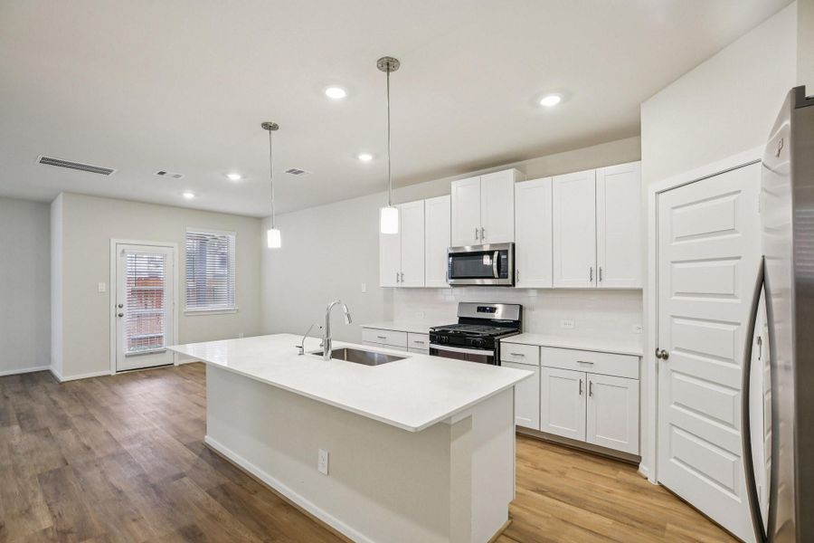 Furnished interior view inside a new home in Pinewood Trails - City Series, Atascocita (Image 11).