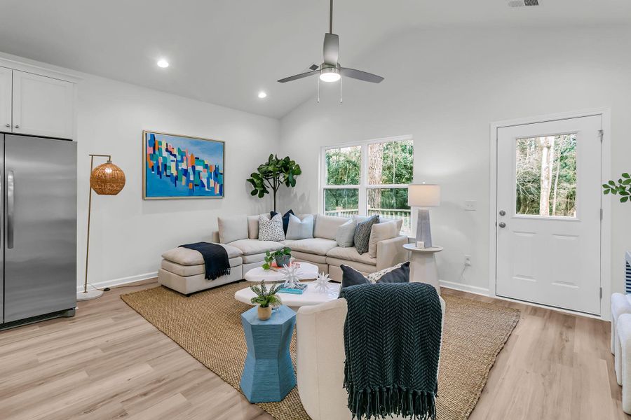 Furnished interior view inside a new home in , Summerville (Image 5).
