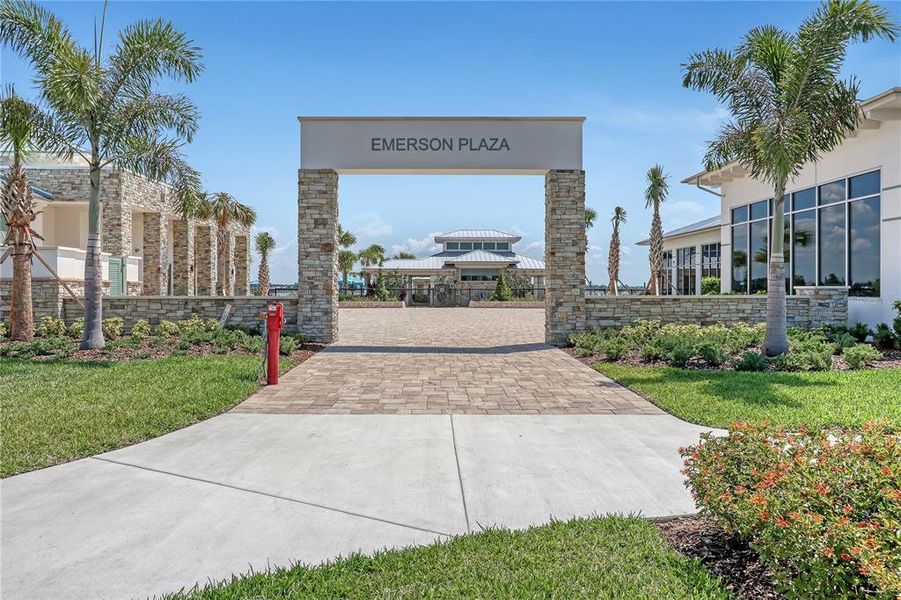 Front exterior of a new home in , St. Cloud, FL, highlighting curb appeal (Image 27).