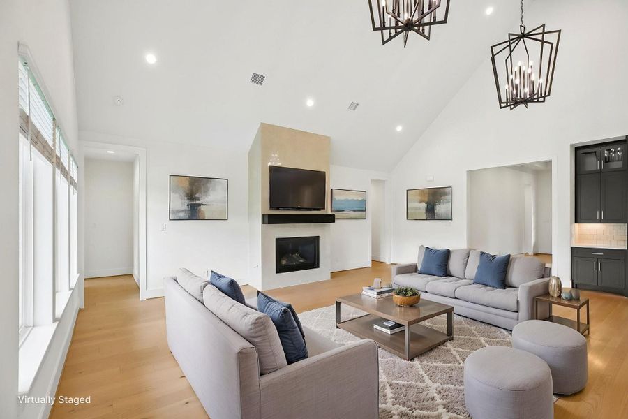 Furnished interior view inside a new home in Homestead Hill, New Waverly (Image 10).