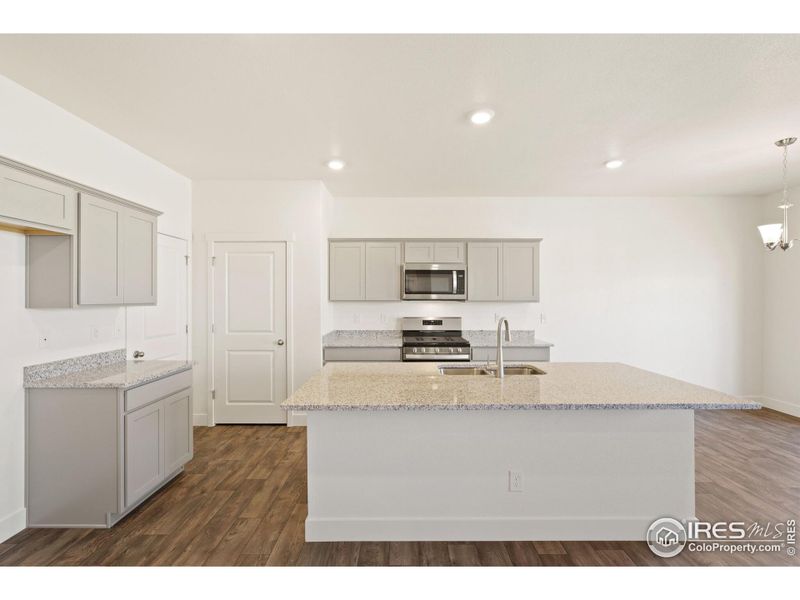Furnished interior view inside a new home in Ridge at Johnstown, Johnstown (Image 10).