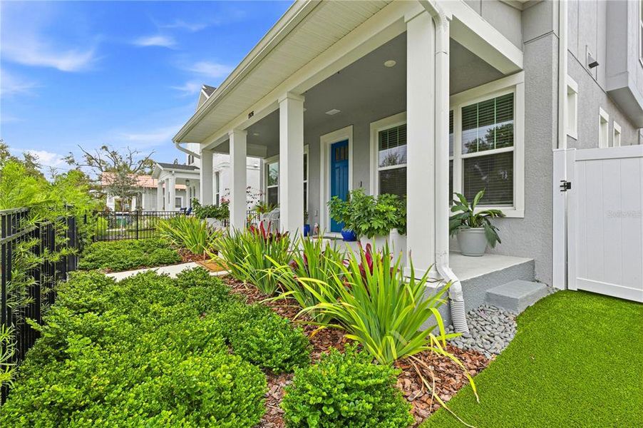 Exterior details and patio area of a home in , Tampa (Image 4). Exterior details and patio area of a home in , Tampa (Image 4).