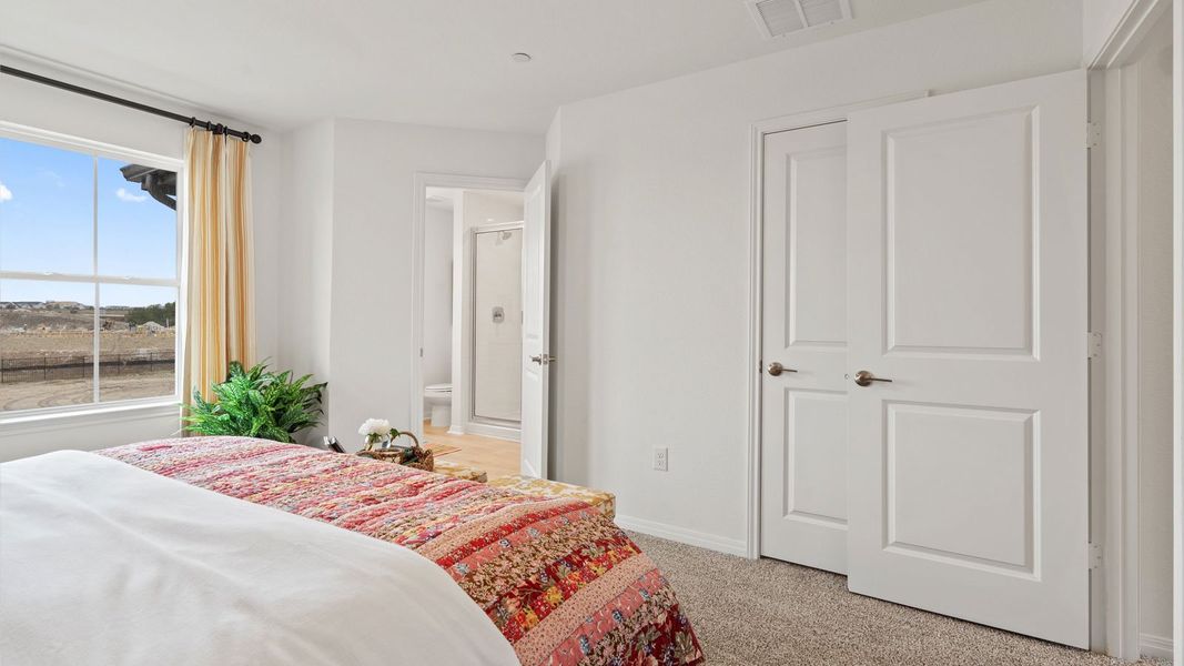 Furnished interior view inside a new home in Avery Centre, Round Rock (Image 32).