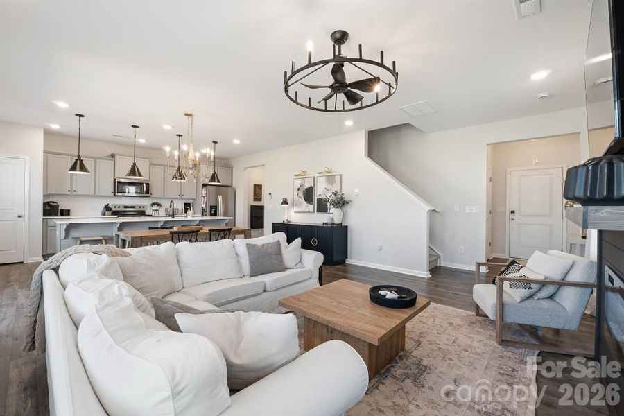 Spacious great room