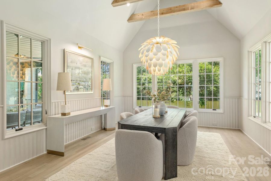 Furnished interior view inside a new home in , Charlotte (Image 13).