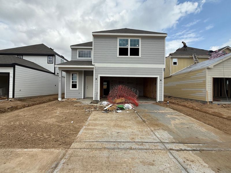 In-progress construction of a new home in Wayside Village, Houston, TX (Image 27).