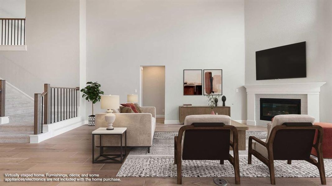 Furnished interior view inside a new home in North Sky, Celina (Image 12).