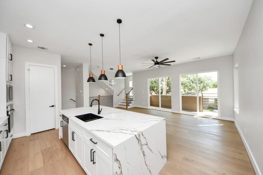 Furnished interior view inside a new home in , Houston (Image 8). Furnished interior view inside a new home in , Houston (Image 8).