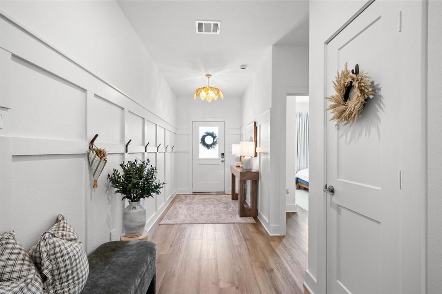 Furnished interior view inside a new home in Lone Star Landing, Montgomery (Image 35).