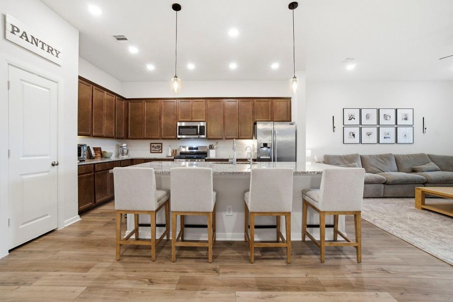 Furnished interior view inside a new home in , Willis (Image 5).