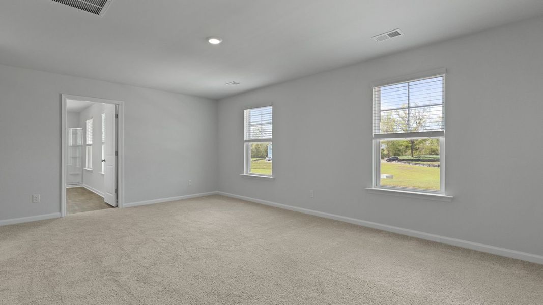 Representative unfurnished interior of a home built from the GALEN by D.R. Horton in Lakeview at Kitfield, Moncks Corner (Image 23).