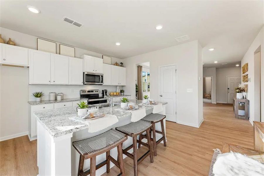 Furnished interior view inside a new home in Hawthorne Reserve, Dallas (Image 12).