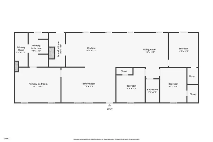 2D floor plan layout of this home in , Lula, GA (Image 3).