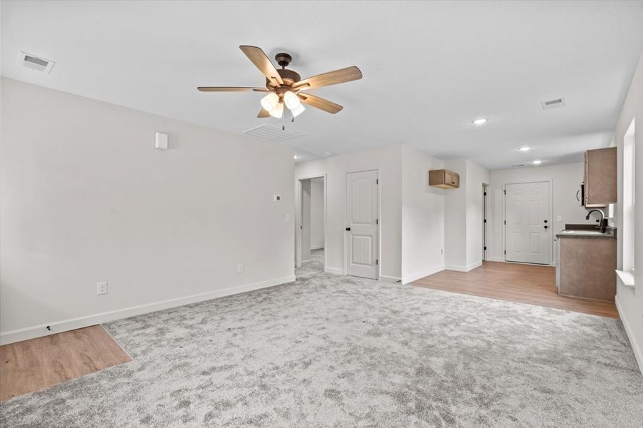 Representative unfurnished interior of a home built from the Duncan by Enchanted Homes in Gentry Place, Spartanburg (Image 18).