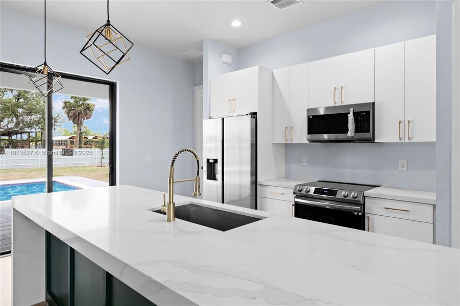 Furnished interior view inside a new home in , Cape Coral (Image 10). Furnished interior view inside a new home in , Cape Coral (Image 10).