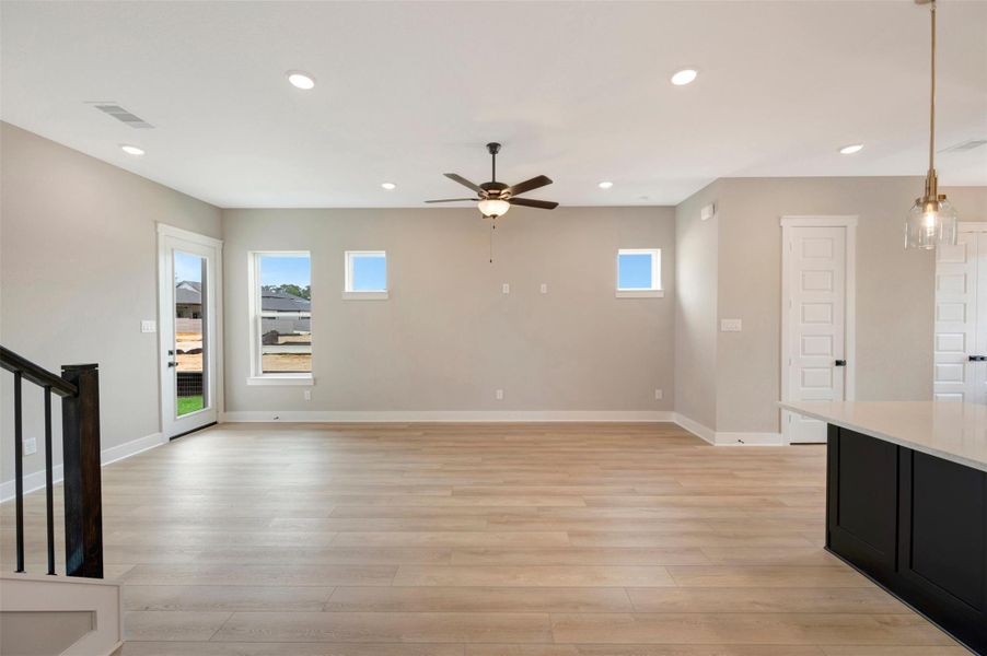 Spacious, unfurnished interior of a new home in Two Step Farm - Cottages Row Collection, Montgomery (Image 21). Spacious, unfurnished interior of a new home in Two Step Farm - Cottages Row Collection, Montgomery (Image 21).