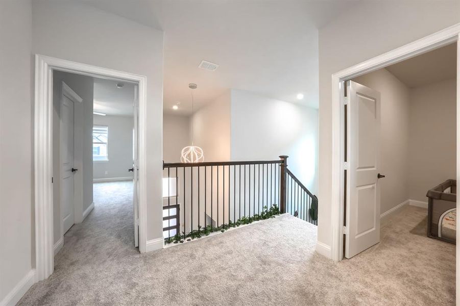 Spacious, unfurnished interior of a new home in Cross Creek Meadows, Celina (Image 22).