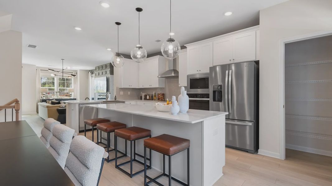 Furnished interior view inside a new home in Daybreak, Newnan (Image 10).