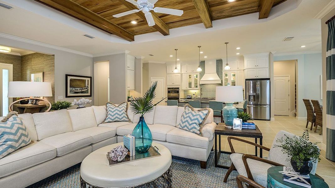 Furnished interior view inside a new home in Canoe Creek, Parrish (Image 2). Furnished interior view inside a new home in Canoe Creek, Parrish (Image 2).