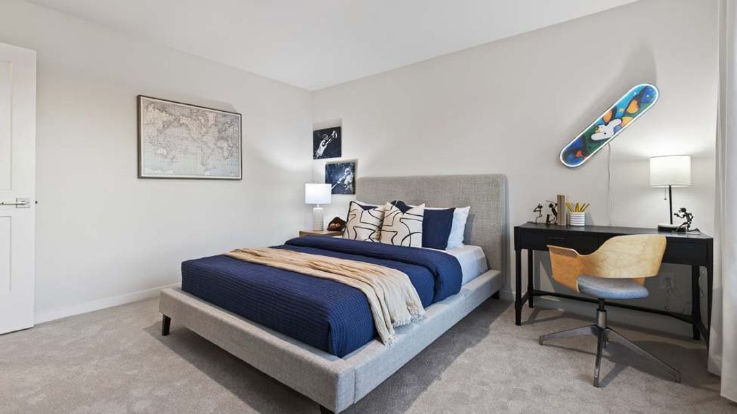 Furnished interior view inside a new home in Sylvan Creek, Denver (Image 21).
