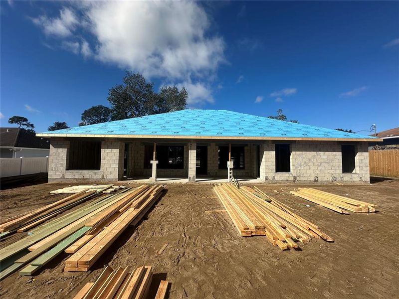 In-progress construction of a new home in , Ocala, FL (Image 34). In-progress construction of a new home in , Ocala, FL (Image 34).