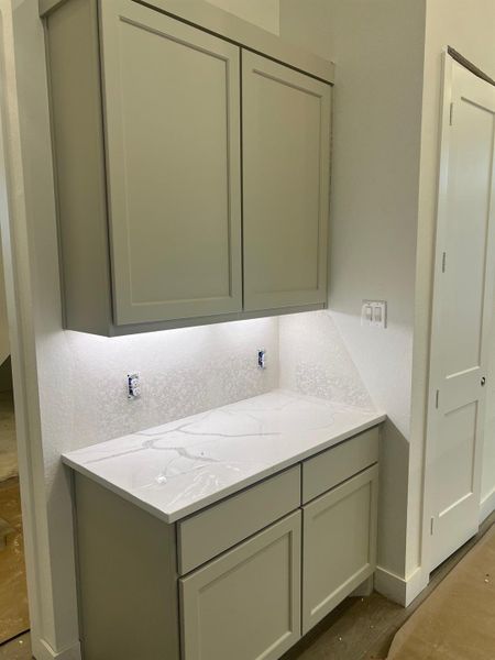 Furnished interior view inside a new home in Wood Leaf Reserve, Tomball (Image 8).