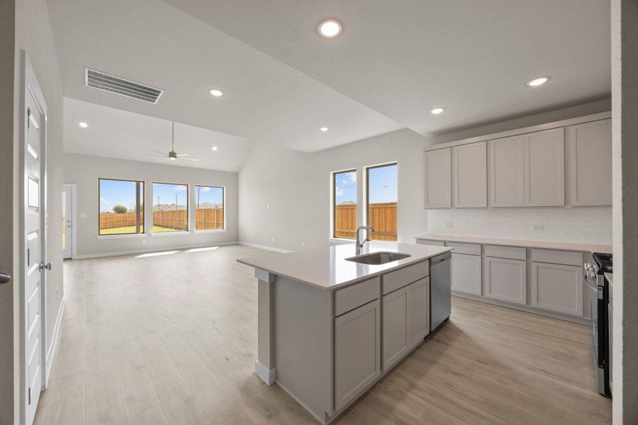 Furnished interior view inside a new home in Prairie Winds, Hutto (Image 10). Furnished interior view inside a new home in Prairie Winds, Hutto (Image 10).