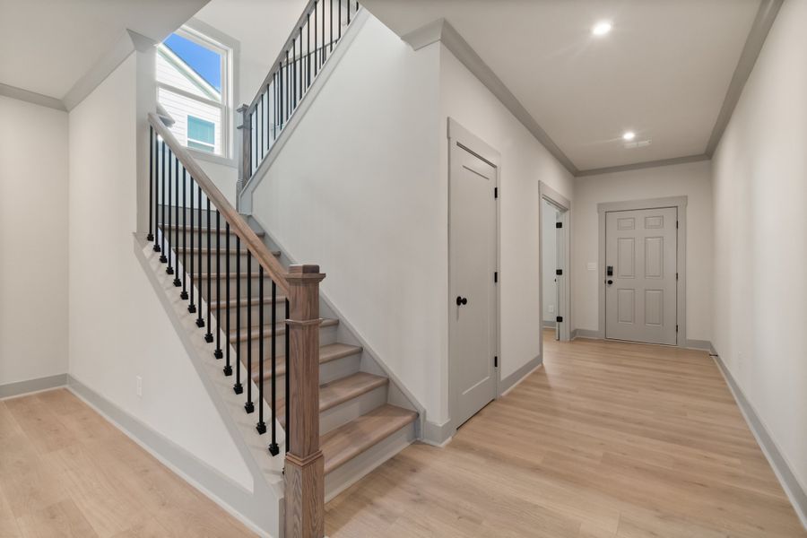 Representative unfurnished interior of a home built from the Newton II by Beazer Homes in Cambridge at Steels Bridge, Canton (Image 15).