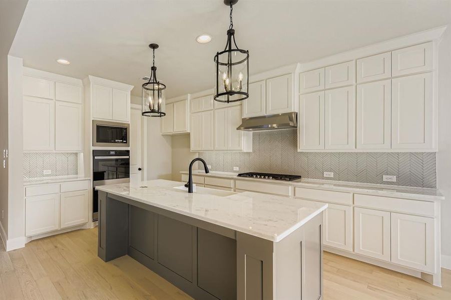 Furnished interior view inside a new home in BridgeWater 60s, Midlothian (Image 9).
