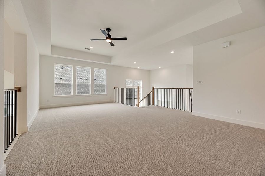 Spacious, unfurnished interior of a new home in Light Farms Graham/Reagan, Celina (Image 34). Spacious, unfurnished interior of a new home in Light Farms Graham/Reagan, Celina (Image 34).