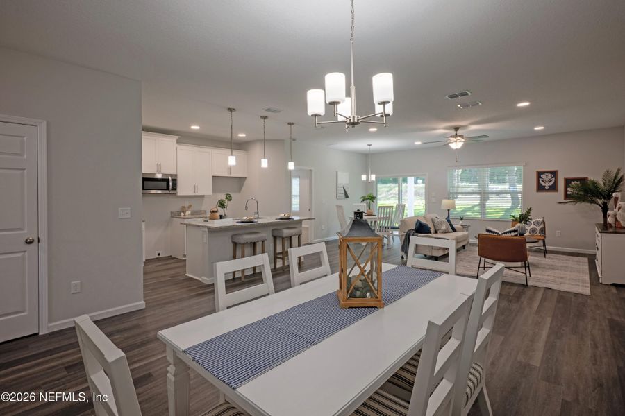 Furnished interior view inside a new home in , Jacksonville (Image 15).