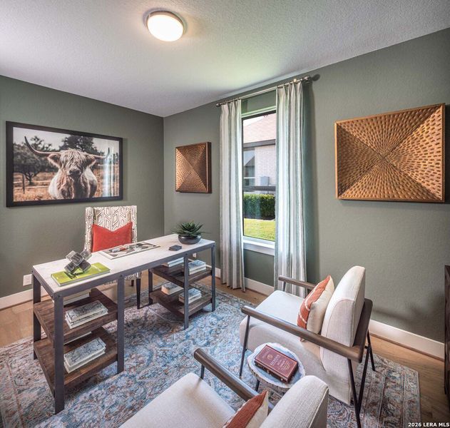 Furnished interior view inside a new home in Davis Ranch, San Antonio (Image 19).